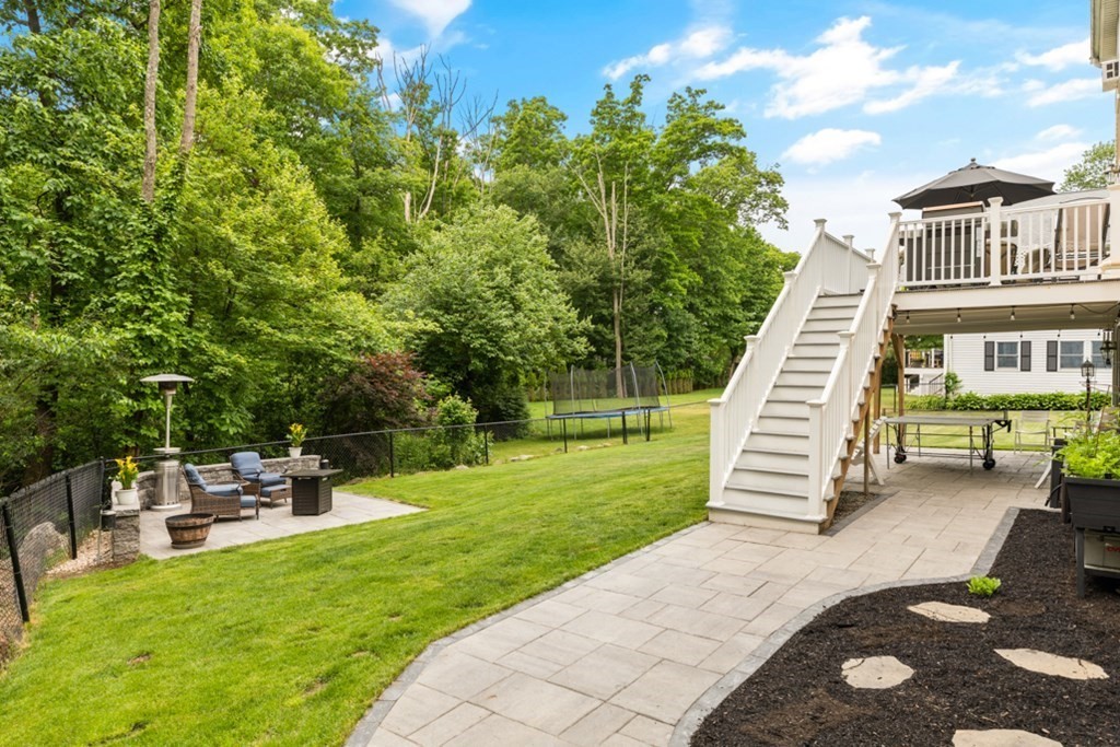 9 Campbell Road Billerica, MA 01821 - Photo 30 of 31 a view of a patio with a table and chairs