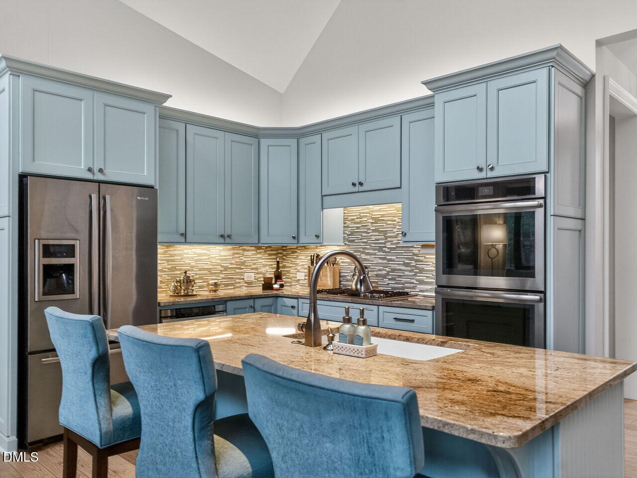 7516 Apex Barbecue Road Apex, NC 27502 - Photo 10 of 41 a kitchen with granite countertop a refrigerator stove and sink