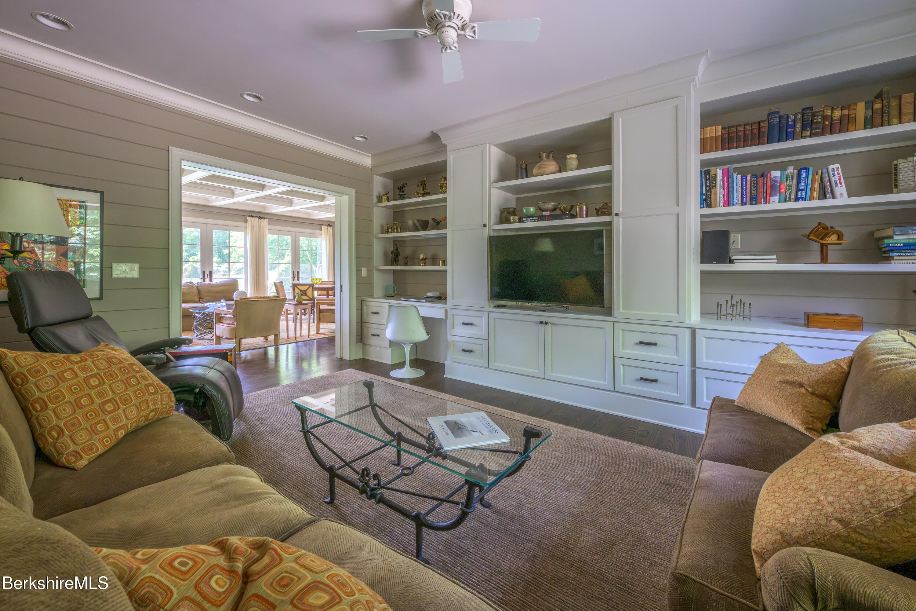 36 Yale Hill Road Stockbridge, MA 01262 - Photo 25 of 60 Den with bookshelves