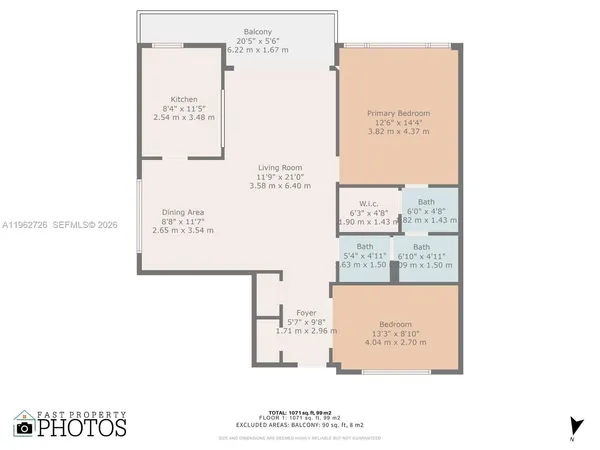 a balcony with view of lake and city view
