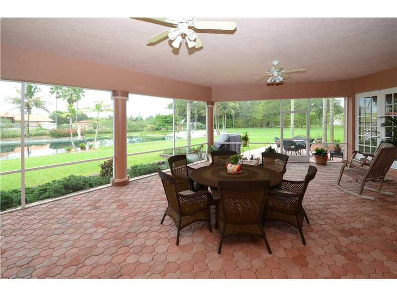 18951 Southwest 51st Manor Southwest Ranches, FL 33332 - Photo 23 of 27 a view of a dining room with furniture window and outside view