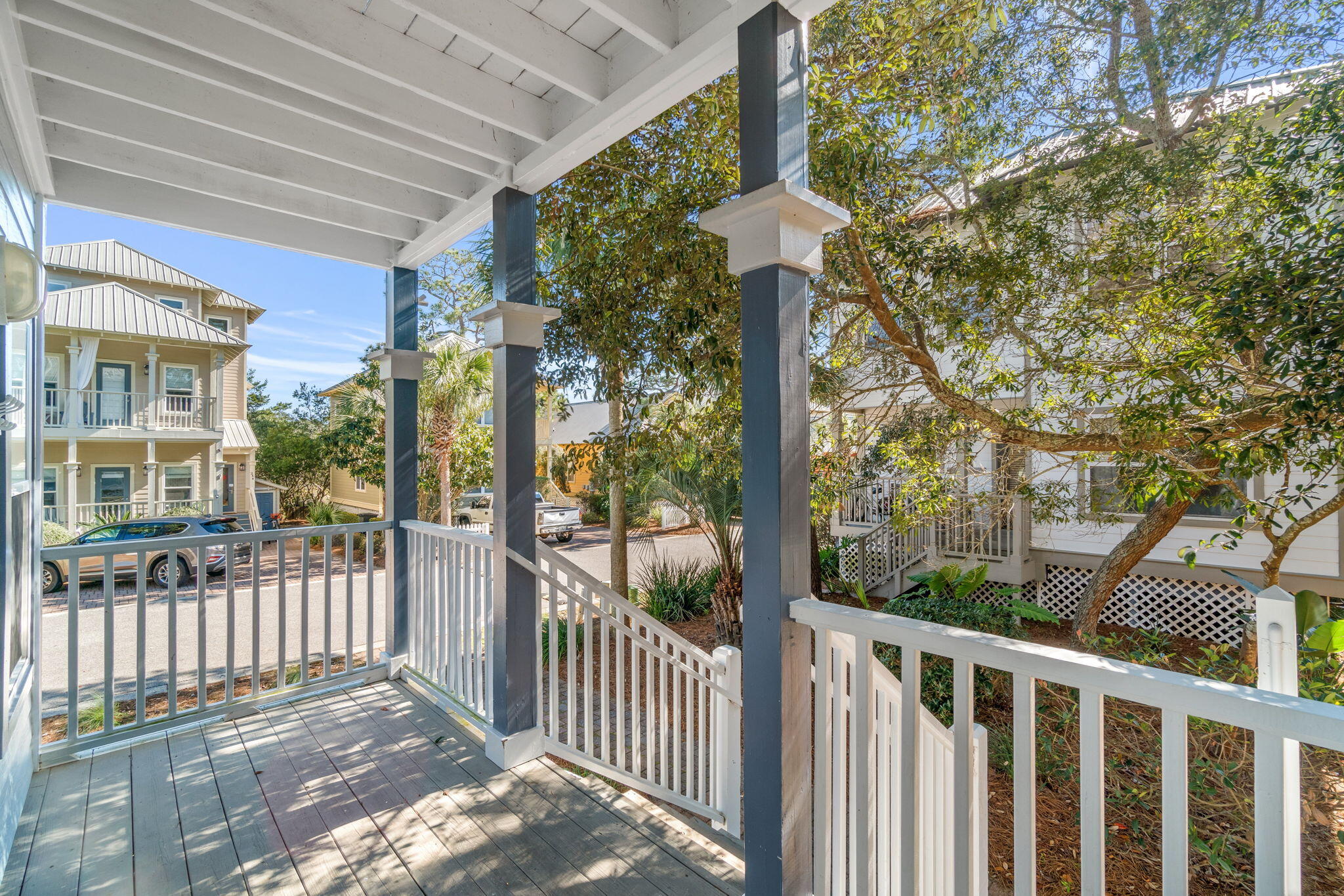 237 Hidden Lake Way Santa Rosa Beach, FL 32459 - Photo 14 of 41 a view of a street with wooden fence