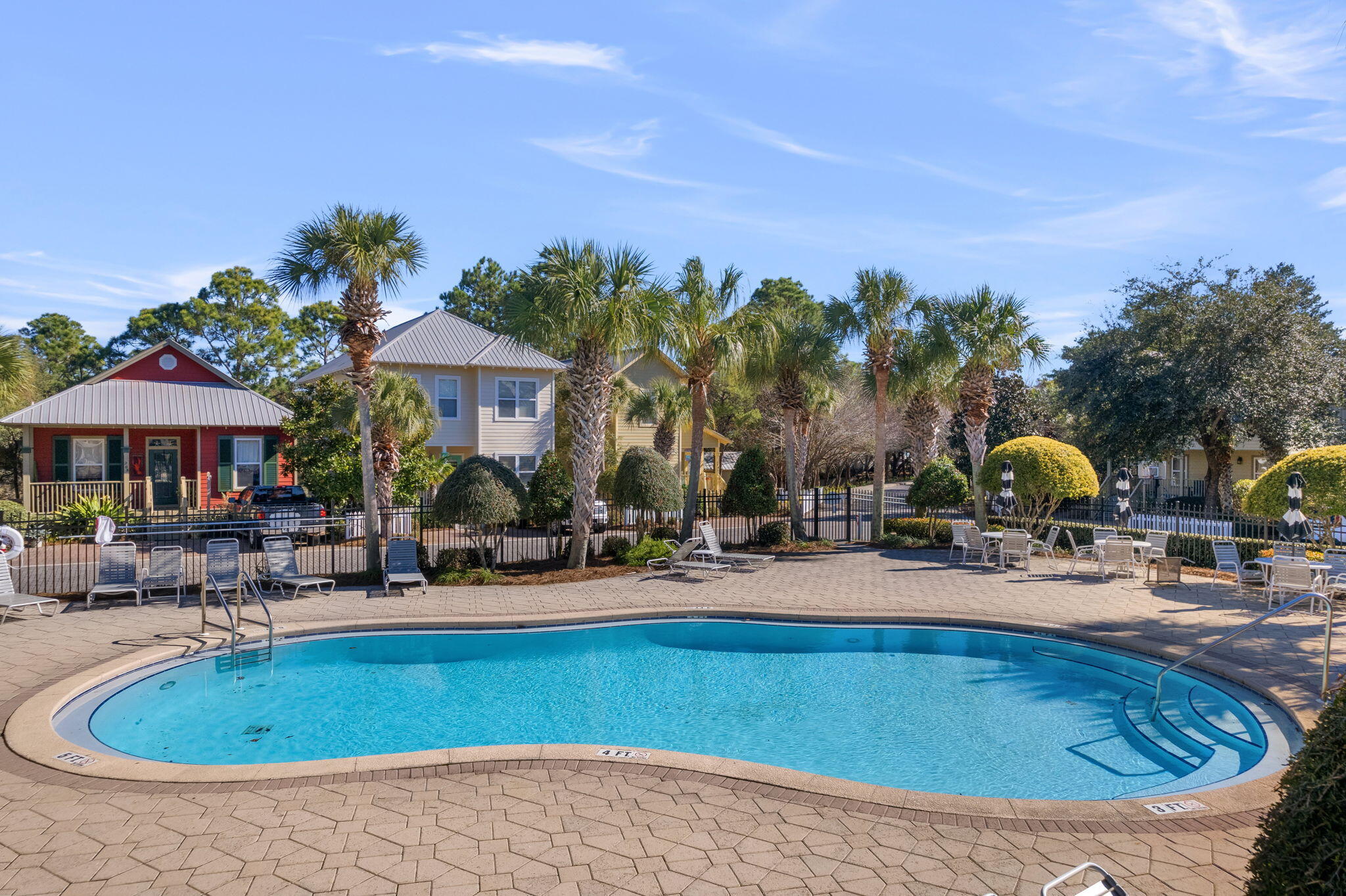 237 Hidden Lake Way Santa Rosa Beach, FL 32459 - Photo 31 of 41 a swimming pool with outdoor seating yard and outdoor seating