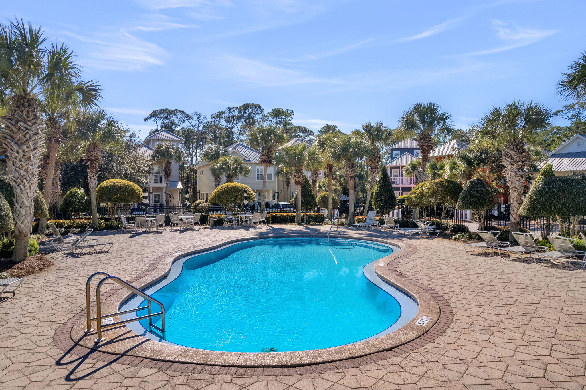 237 Hidden Lake Way Santa Rosa Beach, FL 32459 - Photo 32 of 41 a view of swimming pool with outdoor seating and plants