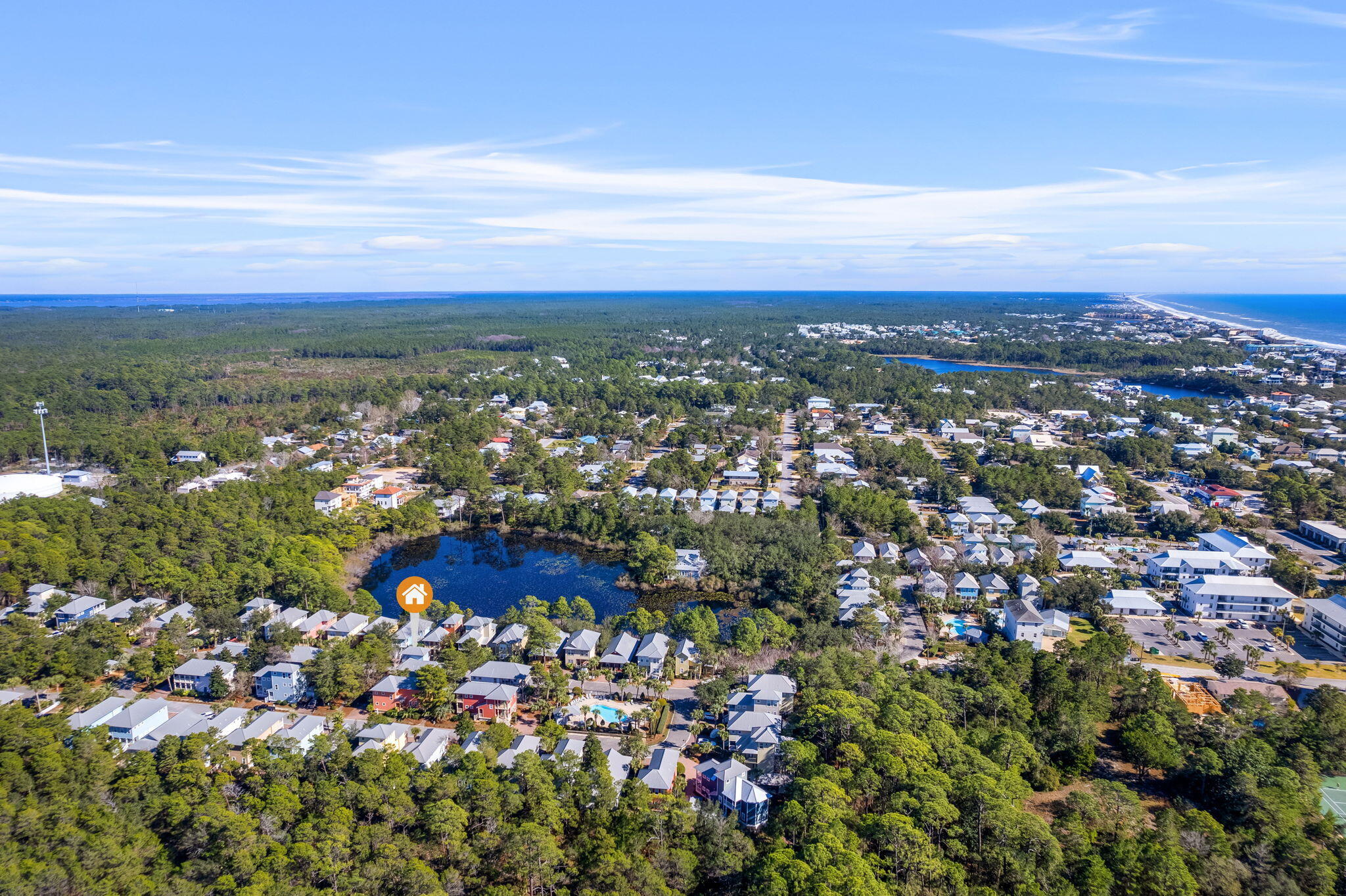 237 Hidden Lake Way Santa Rosa Beach, FL 32459 - Photo 33 of 41 a view of a city with an ocean