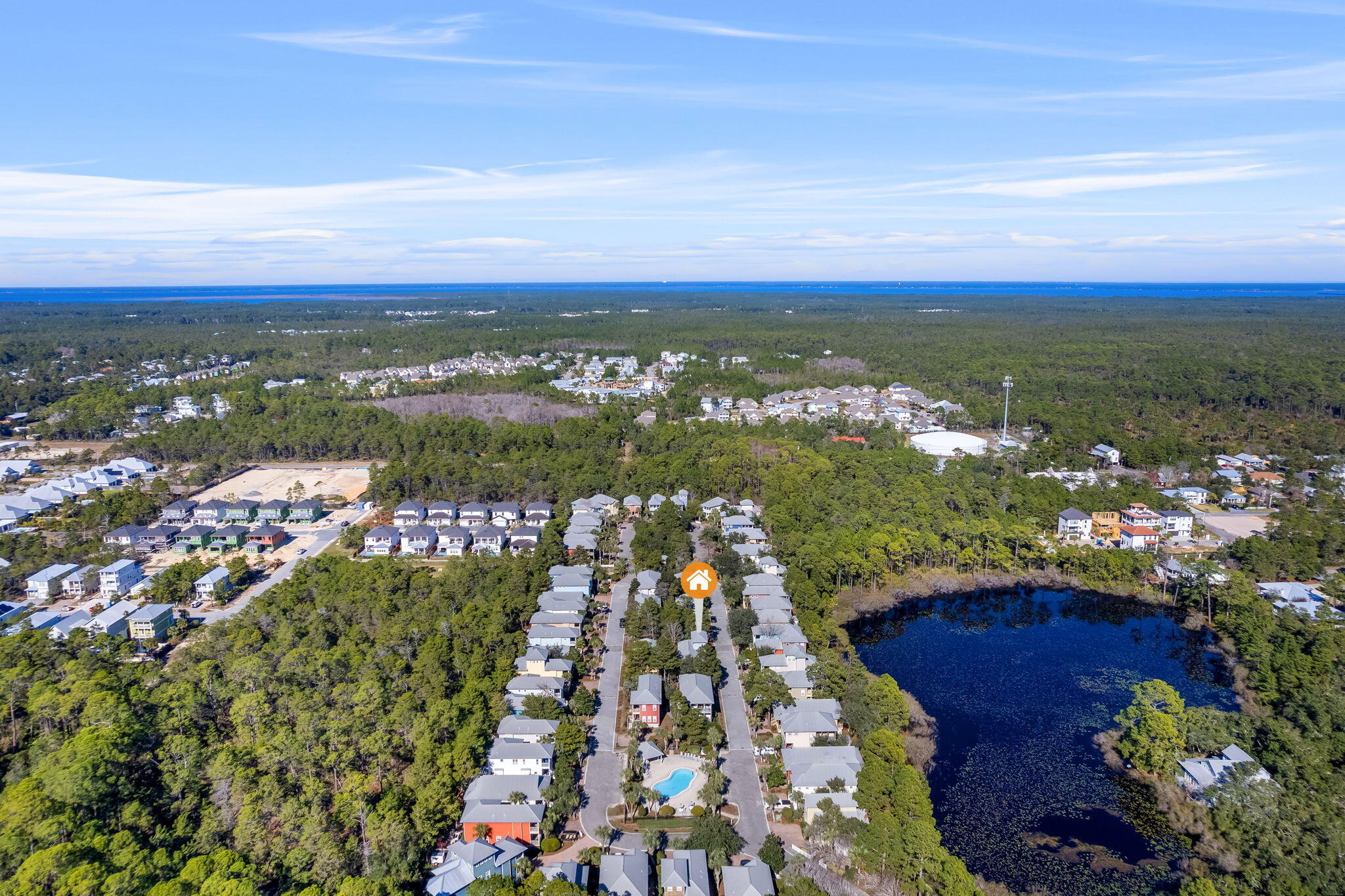 237 Hidden Lake Way Santa Rosa Beach, FL 32459 - Photo 34 of 41 a view of a city and a mountain view