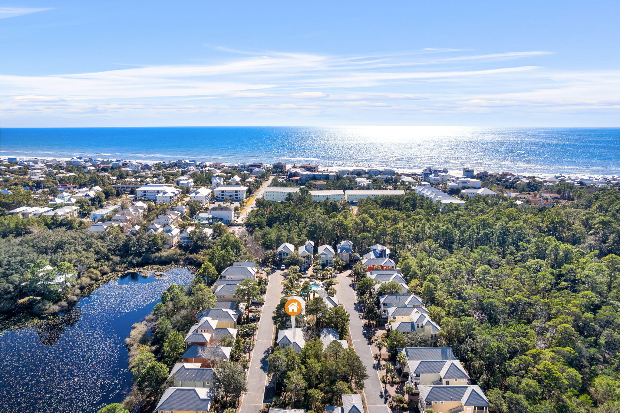 237 Hidden Lake Way Santa Rosa Beach, FL 32459 - Photo 4 of 41 an aerial view of multiple house