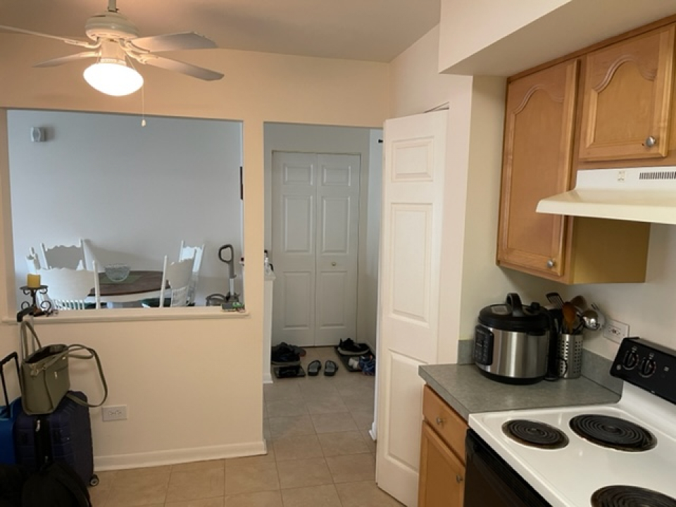 2226 South Goebbert Road, Unit 270 Arlington Heights, IL 60005 - Photo 8 of 19 a kitchen with a sink appliances and cabinets