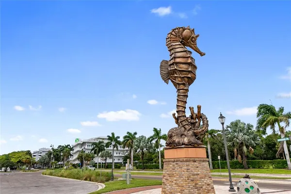 a view of a yard in front of a building