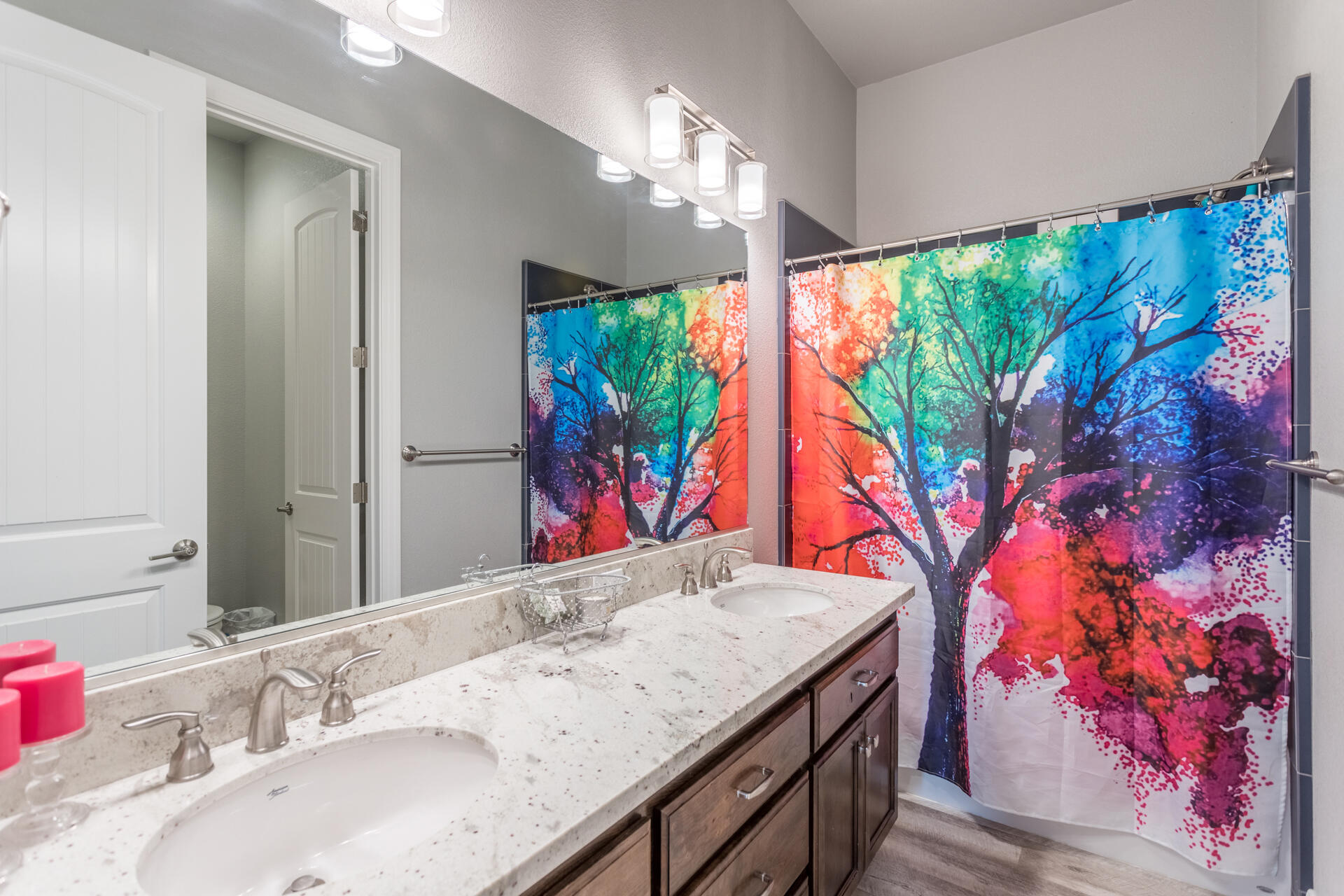 4720 Lower Springs Road Redding, CA 96001 - Photo 16 of 21 a bathroom with a sink a vanity and a mirror