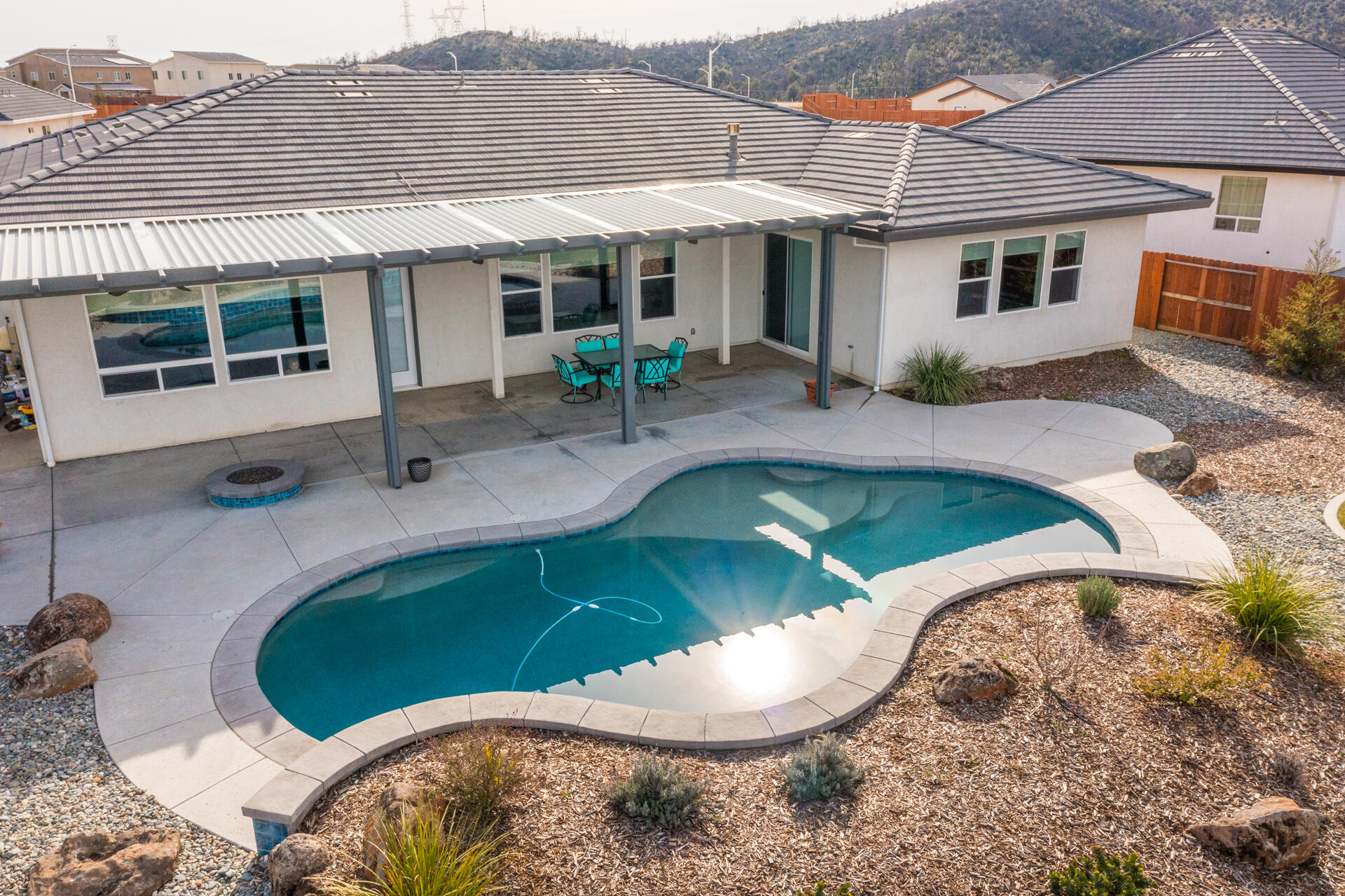 4720 Lower Springs Road Redding, CA 96001 - Photo 17 of 21 swimming pool view with a seating space