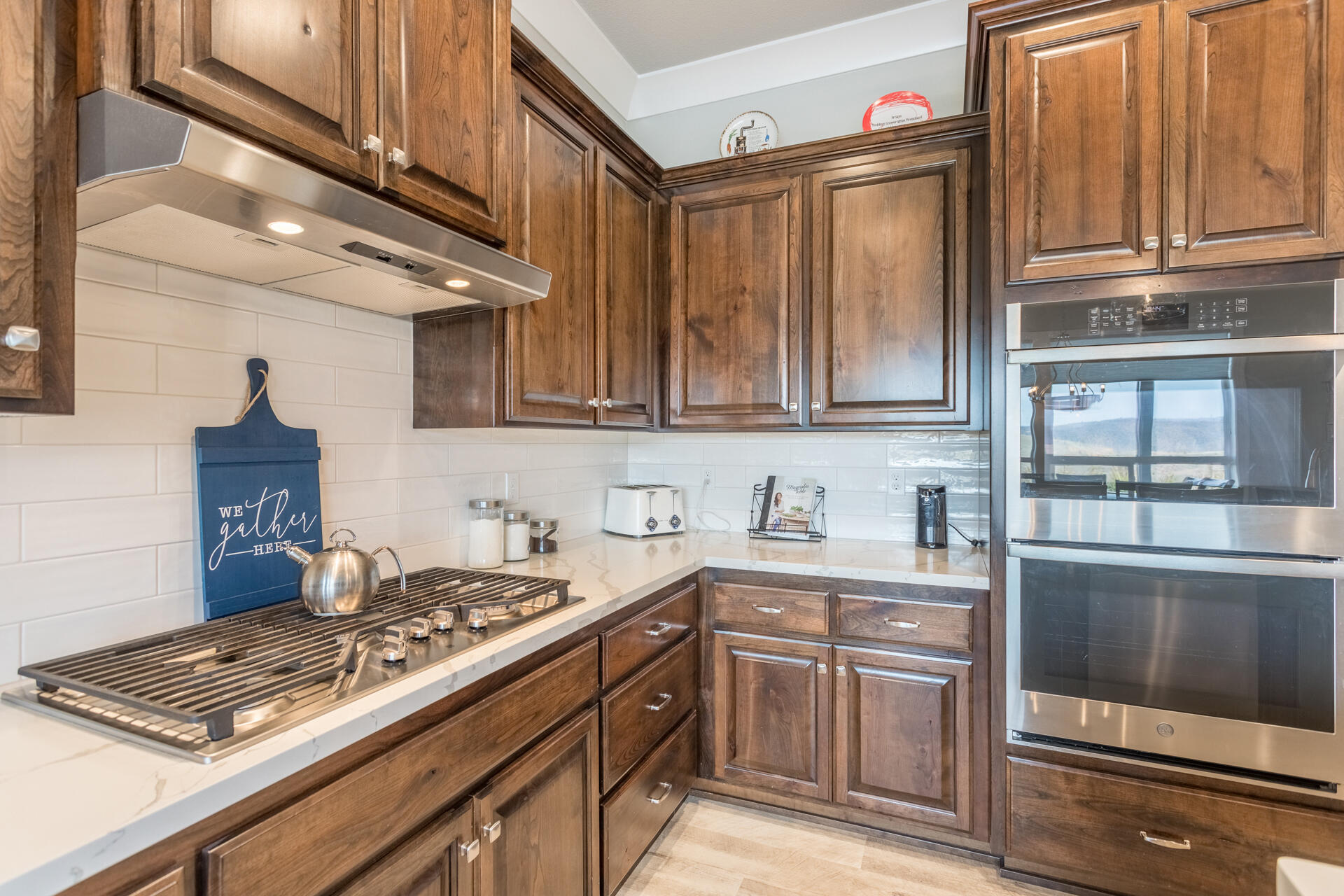 4720 Lower Springs Road Redding, CA 96001 - Photo 3 of 21 a kitchen with stainless steel appliances granite countertop a stove and a refrigerator