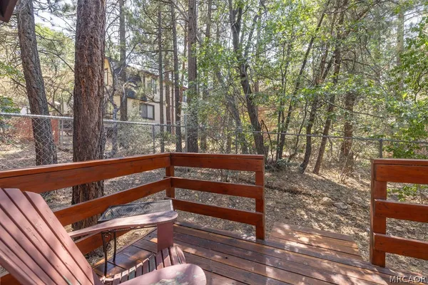 a view of outdoor space with seating area