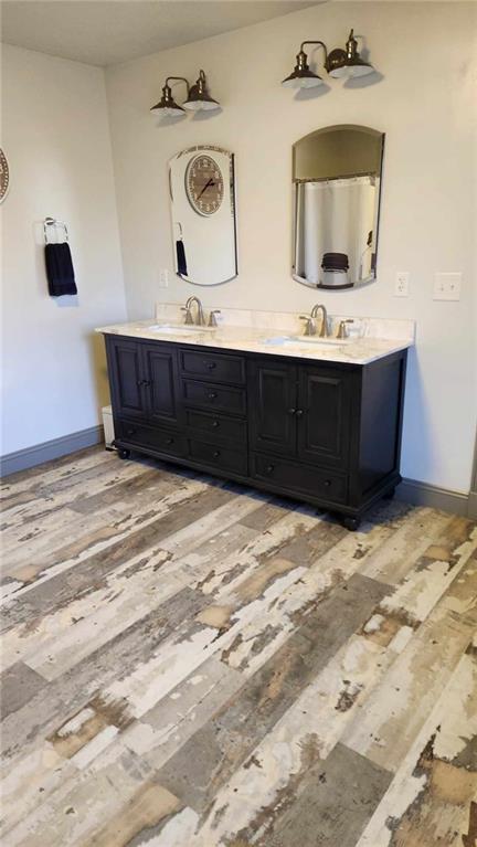 603 Dry Ridge Road West Alexander, PA 15376 - Photo 10 of 21 a bathroom with a sink and a mirror