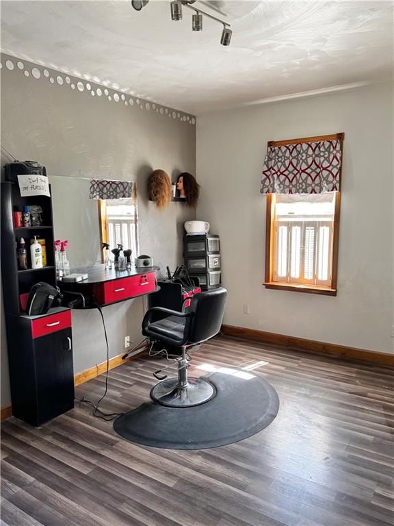 211 Stephens Street Vanderbilt, PA 15486 - Photo 20 of 48 a living room with hard wood flooring and gym equipment