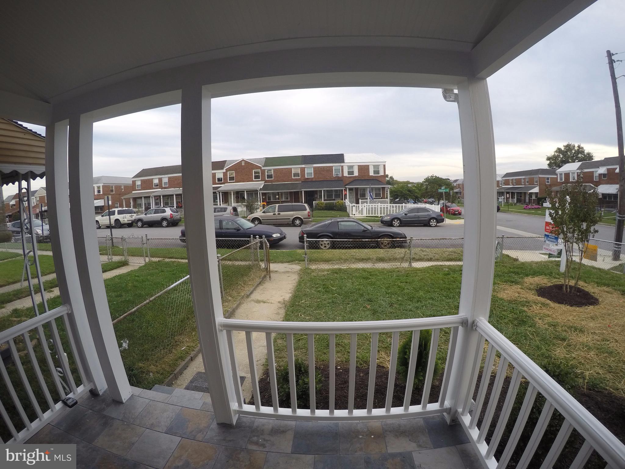 7468 Rabon Avenue Baltimore, MD 21222 - Photo 3 of 16 Front Porch Low Maintenance Vinyl Railing