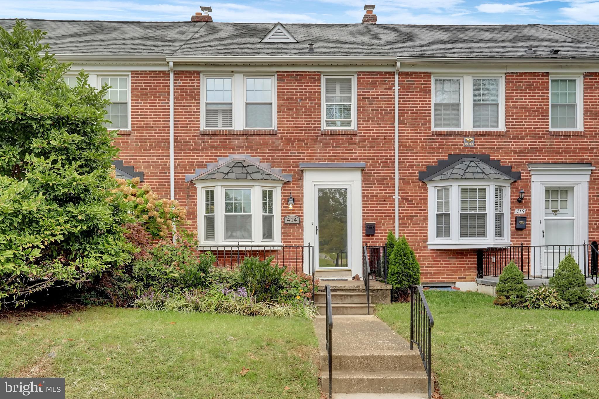 414 Overbrook Road Baltimore, MD 21212 - Photo 28 of 29 towwnhouse is constructed of brick