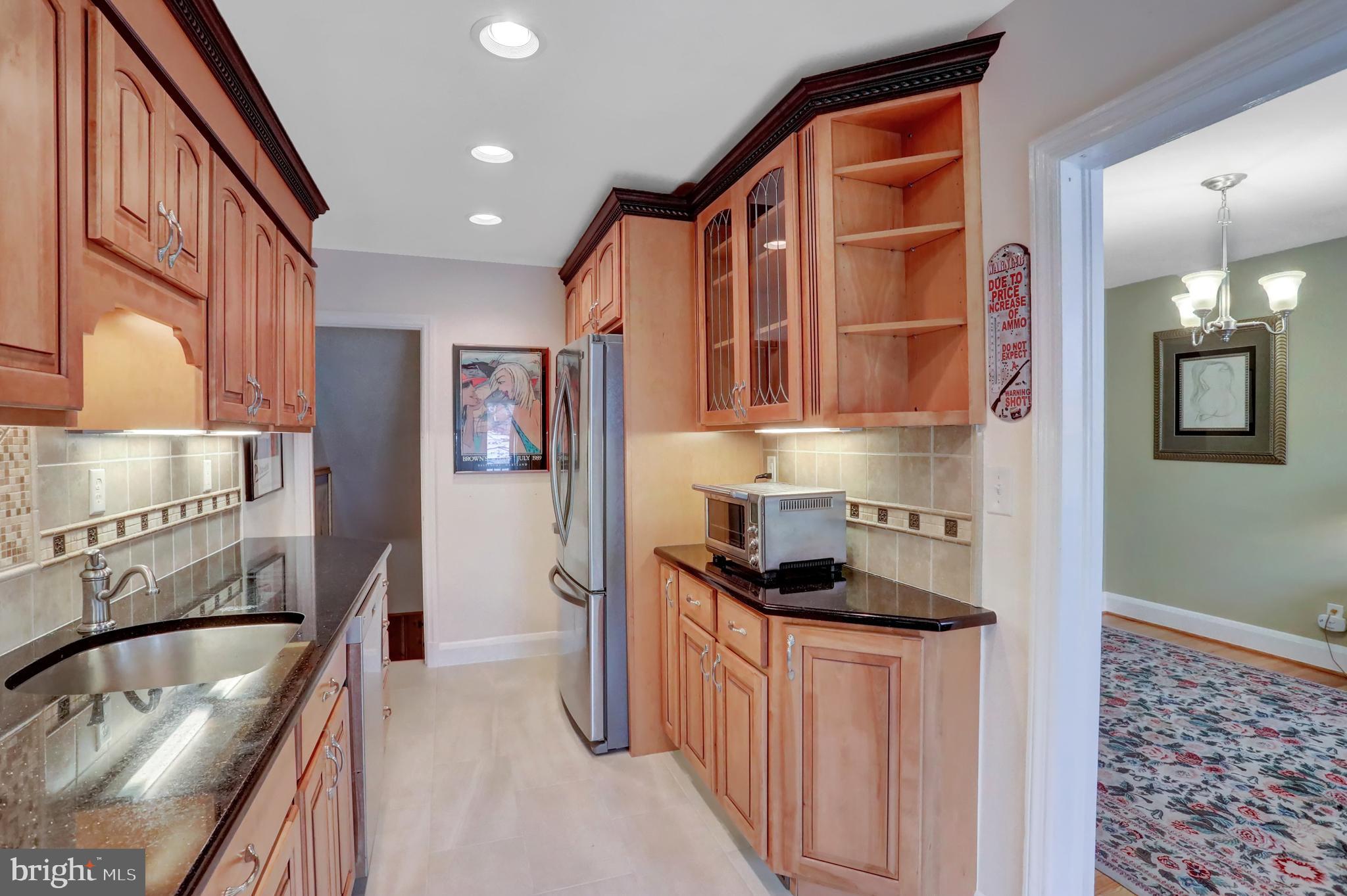 414 Overbrook Road Baltimore, MD 21212 - Photo 9 of 29 kitchen view os lower level stairs,