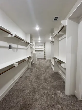 a view of walk in closet