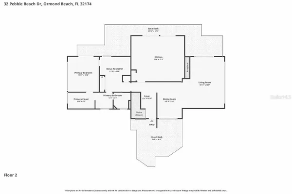 $525,000 | 32 Pebble Beach Drive, Ormond Beach, FL 32174
