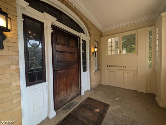 a view of a front door of the house