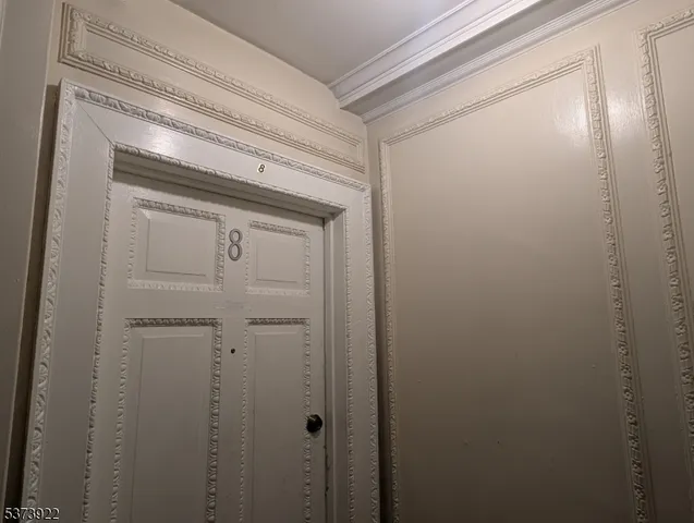 a close view of closet