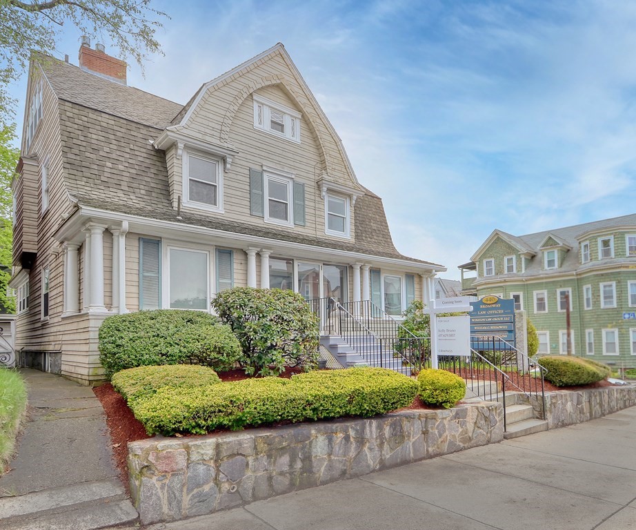 440 Broadway Somerville, MA 02145 - Photo 27 of 27 a front view of a house with a yard