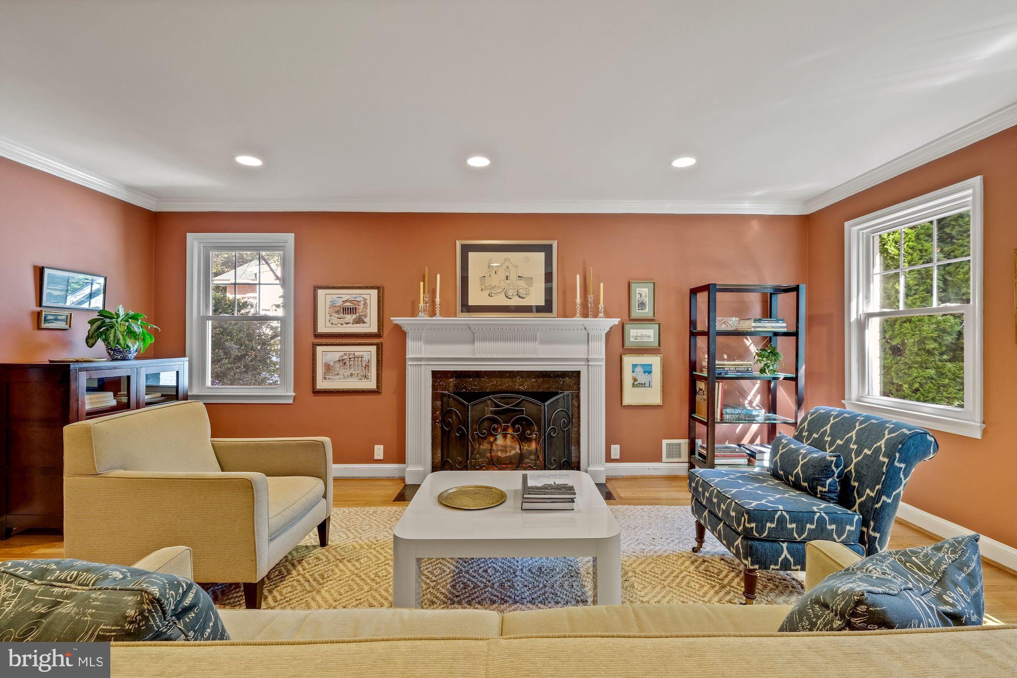 2358 King Place Northwest Washington, DC 20007 - Photo 5 of 55 Wood Burning Fireplace