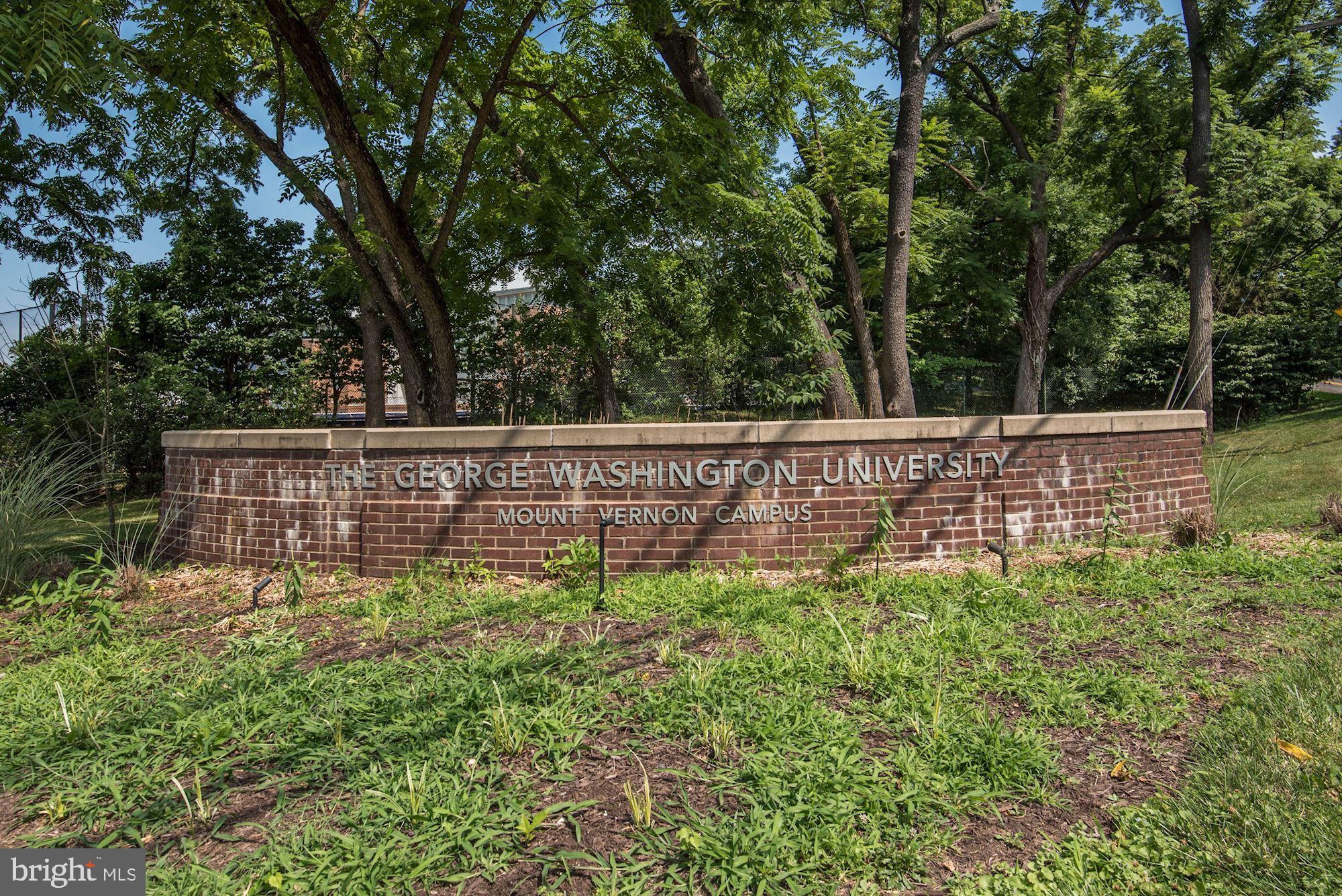 2358 King Place Northwest Washington, DC 20007 - Photo 51 of 55 George Washing University Mt. Vernon Campus