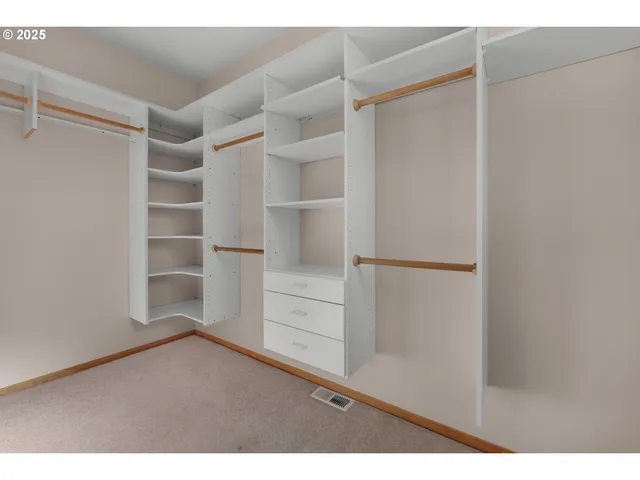 a room with closet