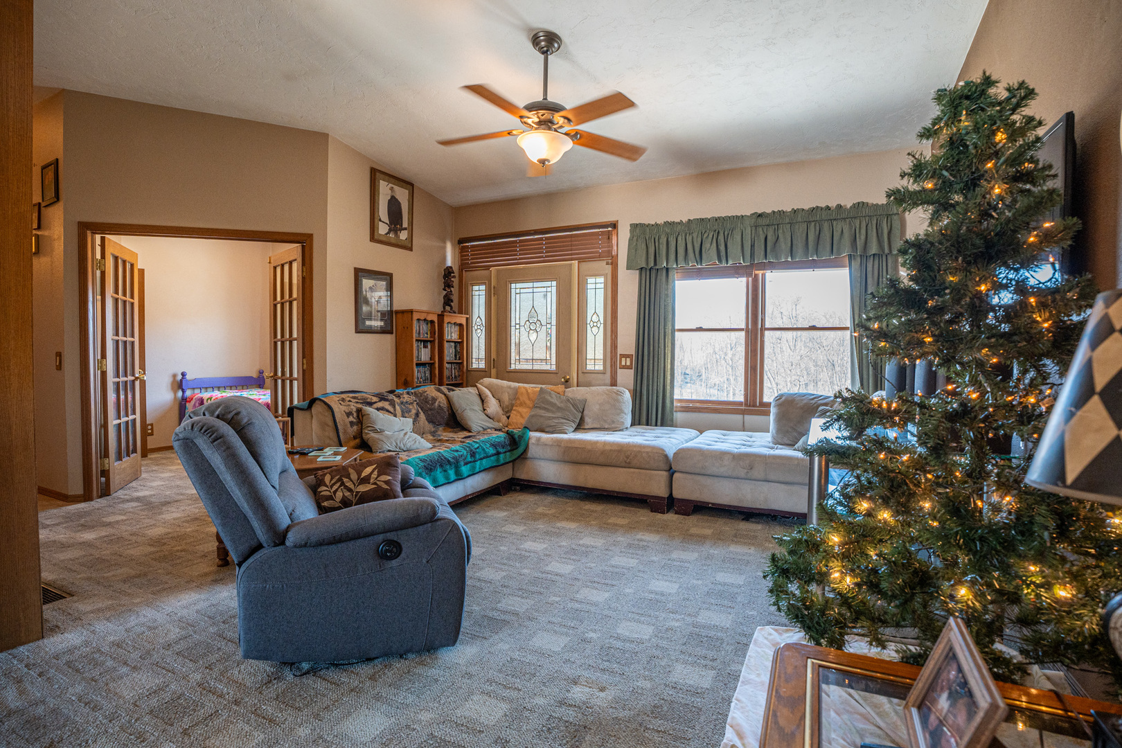 9304 Ellis Road Fenton, IL 61251 - Photo 14 of 81 a living room with furniture and a large window