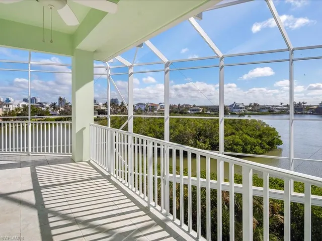 a view of a city from a balcony