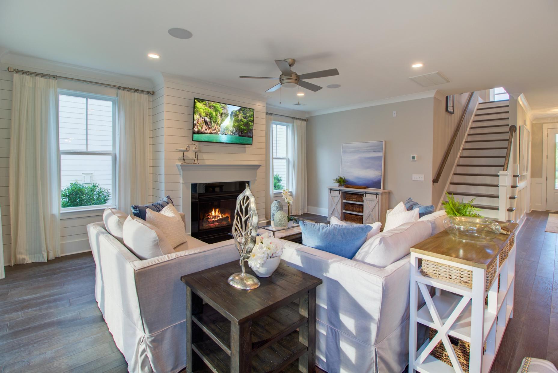 417 Gray Bark Road Summerville, SC 29486 - Photo 8 of 21 Great Room with Fireplace