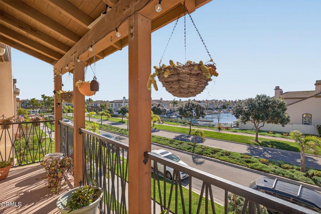 4337 Admiral Way Oxnard, CA 93035 - Photo 31 of 67 a view of a balcony with lake view and a ocean view