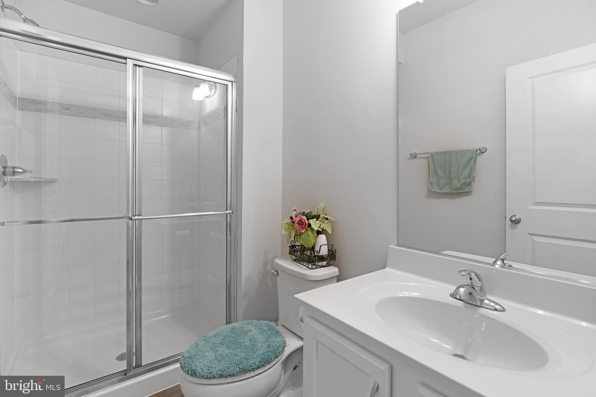 8910 Shady Pines Drive Frederick, MD 21704 - Photo 13 of 22 a bathroom with a sink a toilet and shower