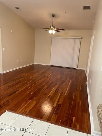 wooden floor in an empty room