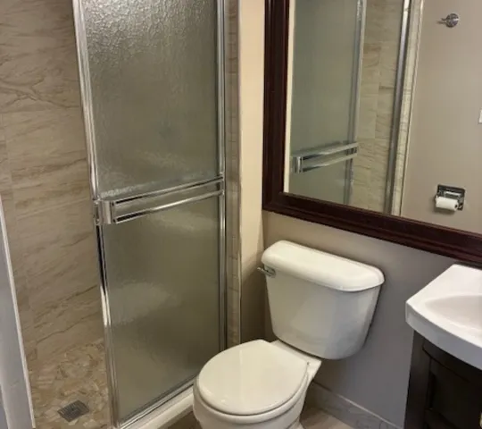 a view of a small space