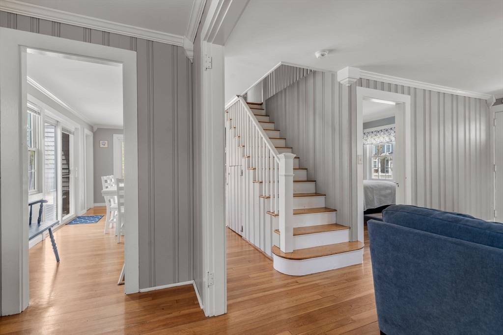 13 Hamilton Road Dennis, MA 02639 - Photo 21 of 40 a view of entryway and hall with wooden floor