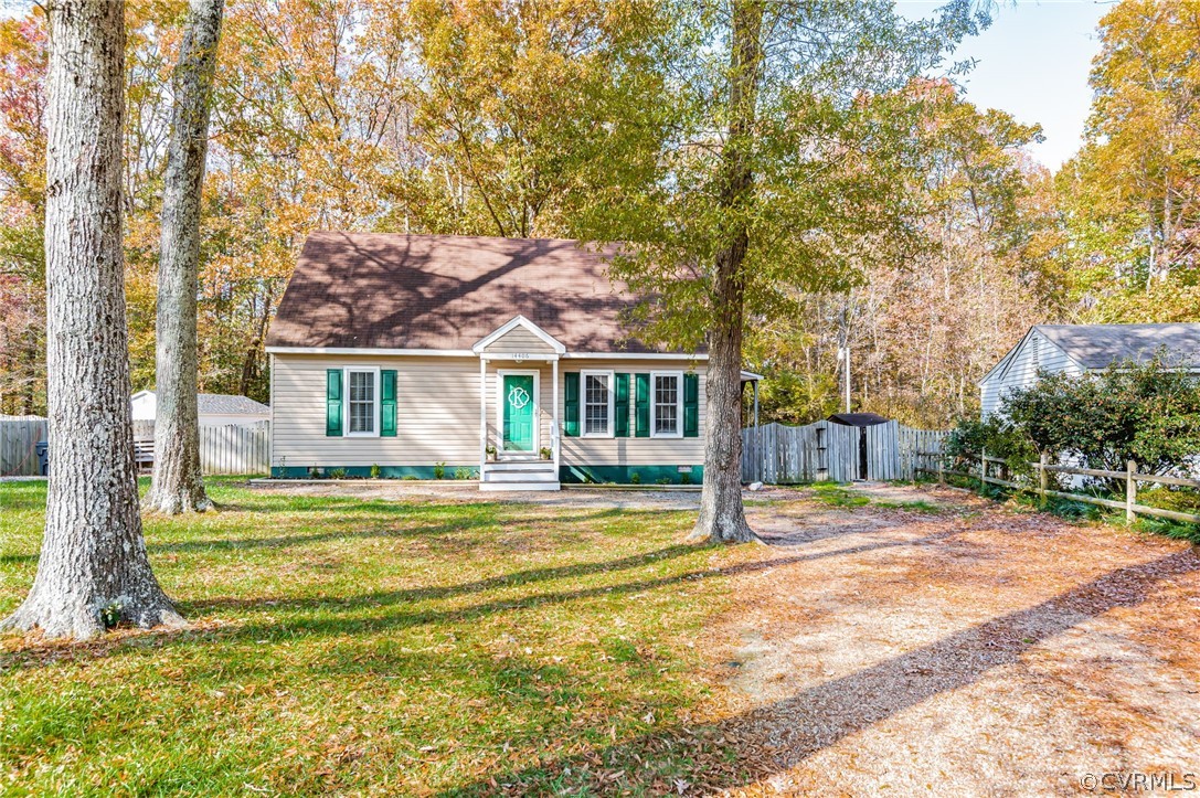 14406 Heather Stone Drive Chester, VA 23836 - Photo 3 of 29 a view of a house with a big yard and large trees