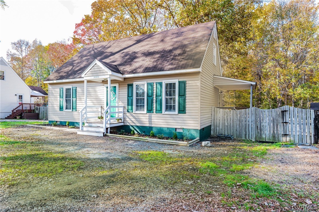 14406 Heather Stone Drive Chester, VA 23836 - Photo 4 of 29 a view of a house with backyard and porch
