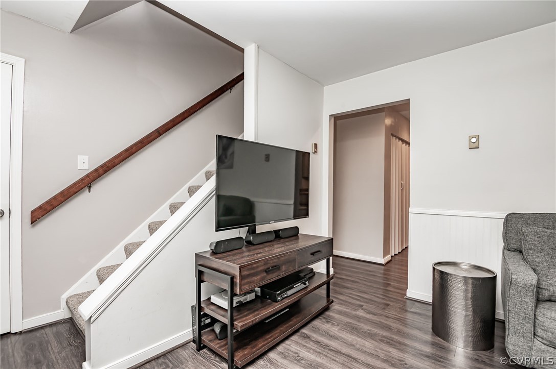 14406 Heather Stone Drive Chester, VA 23836 - Photo 9 of 29 a living room with furniture and a flat screen tv