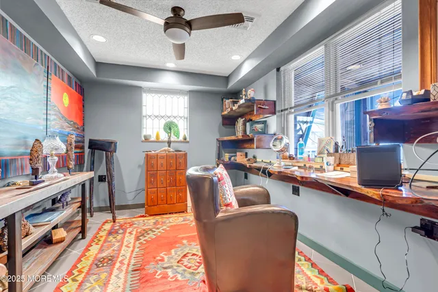 a car parked in a parking garage