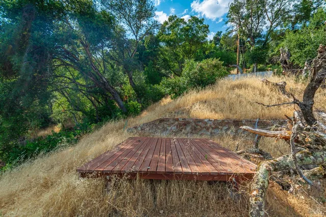 a view of a lake with a mountain
