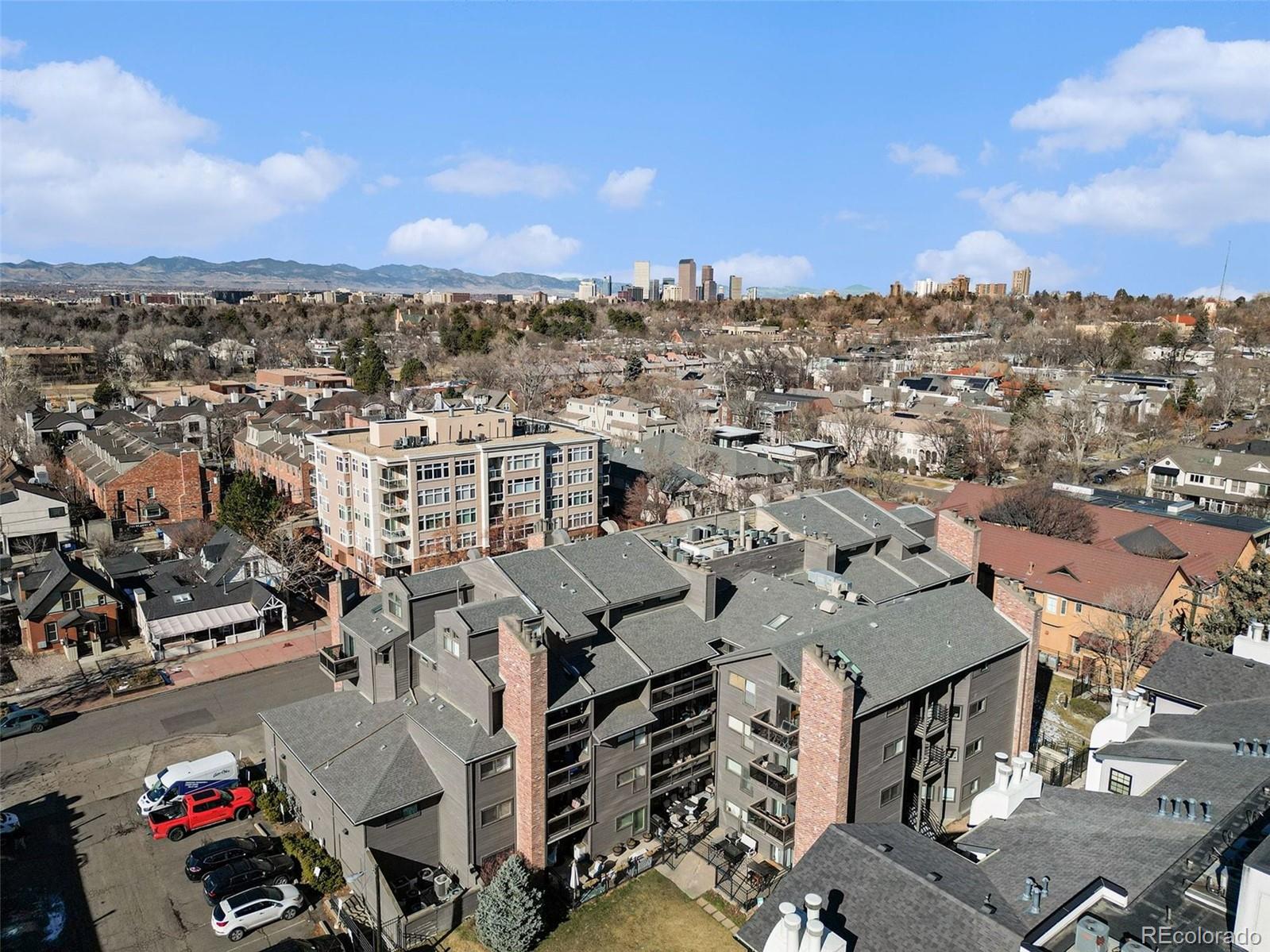 350 Detroit Street, Unit 209 Denver, CO 80206 - Photo 22 of 23 an aerial view of a city