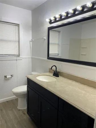 a bathroom with a sink and a toilet