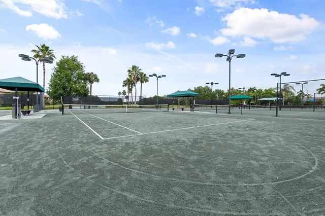 a tennis court