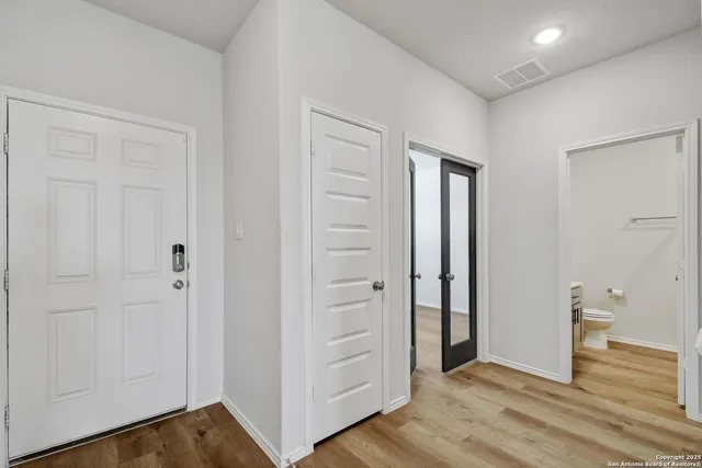 wooden floor in an empty room