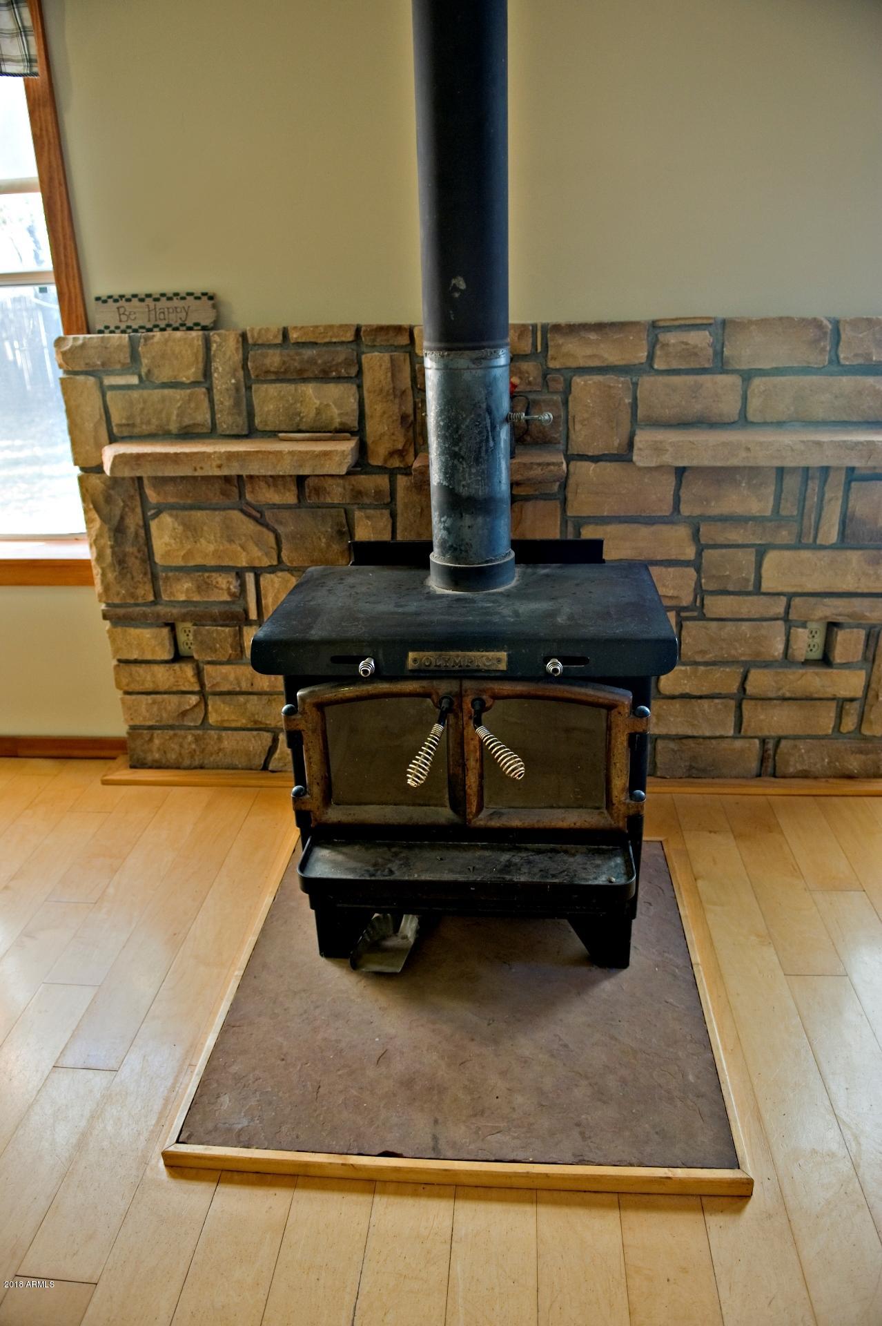 4933 German Ranch Road Strawberry, AZ 85544 - Photo 14 of 42 Wood stove