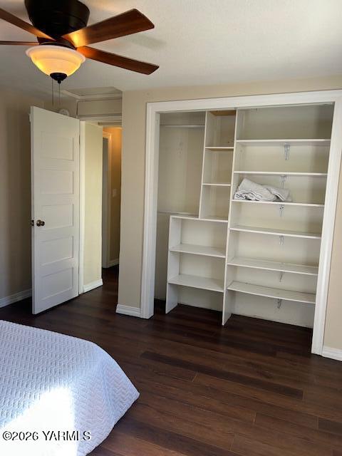 208 South 47th Avenue Yakima, WA 98908 - Photo 15 of 22 a room with walk in closet and wooden floor