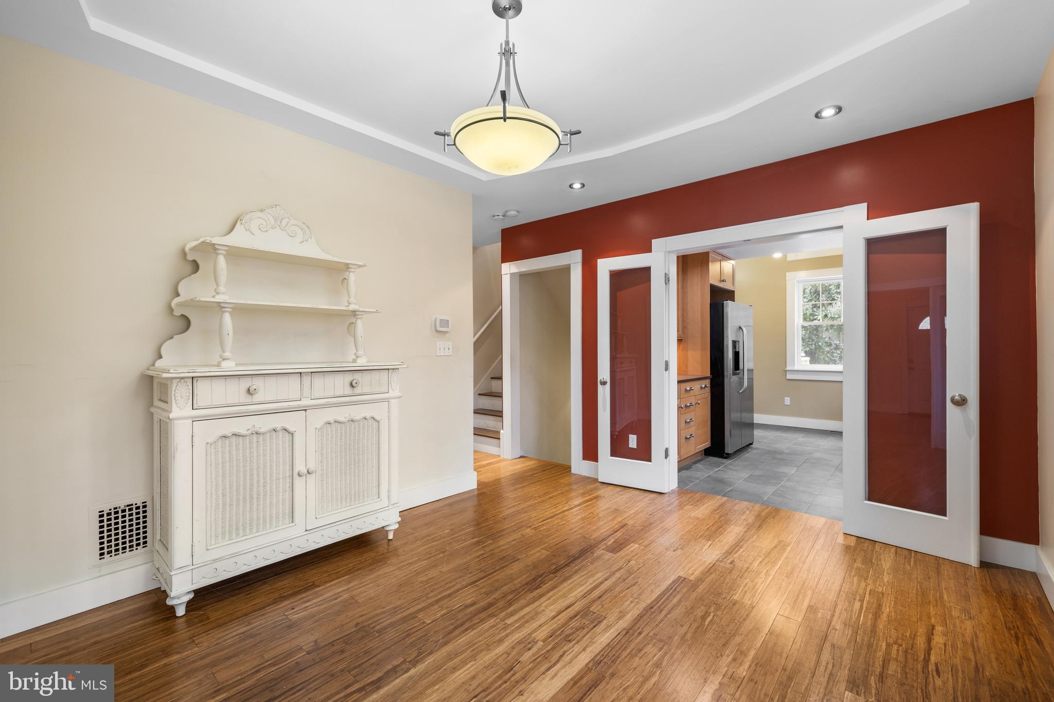 726 Hollen Road Baltimore, MD 21212 - Photo 8 of 43 Dining room/kitchen with french doors